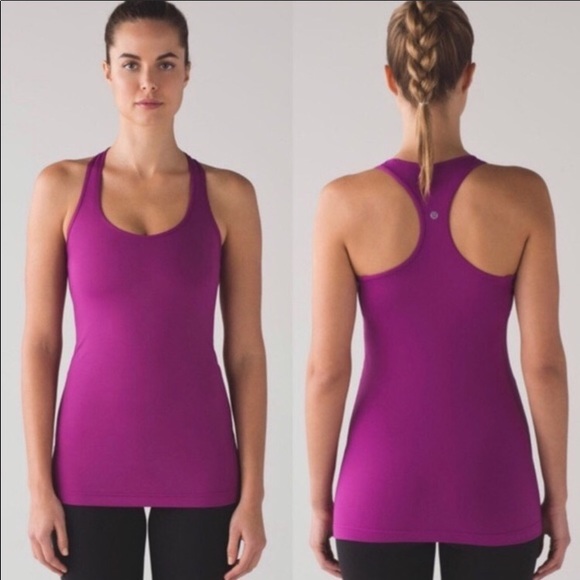 lululemon athletica Tops - Lululemon Racerback Tank In Fuchsia. Size S/M